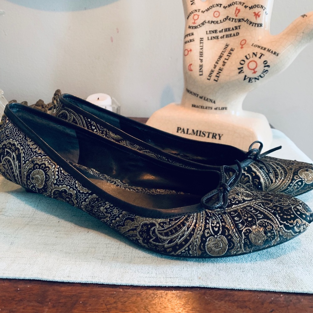 Nine West Kitten Heel brocade shoes - Picture 1 of 9